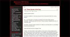 Desktop Screenshot of mexicans-go-home.com