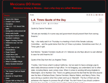 Tablet Screenshot of mexicans-go-home.com